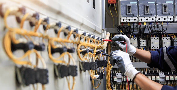 Professional Electrician technician working in Palm Springs North, FL